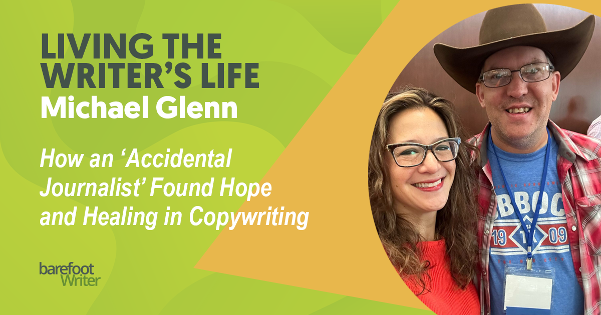 At Bootcamp 2023 with author and
	Bootcamp speaker Terri Trespicio.