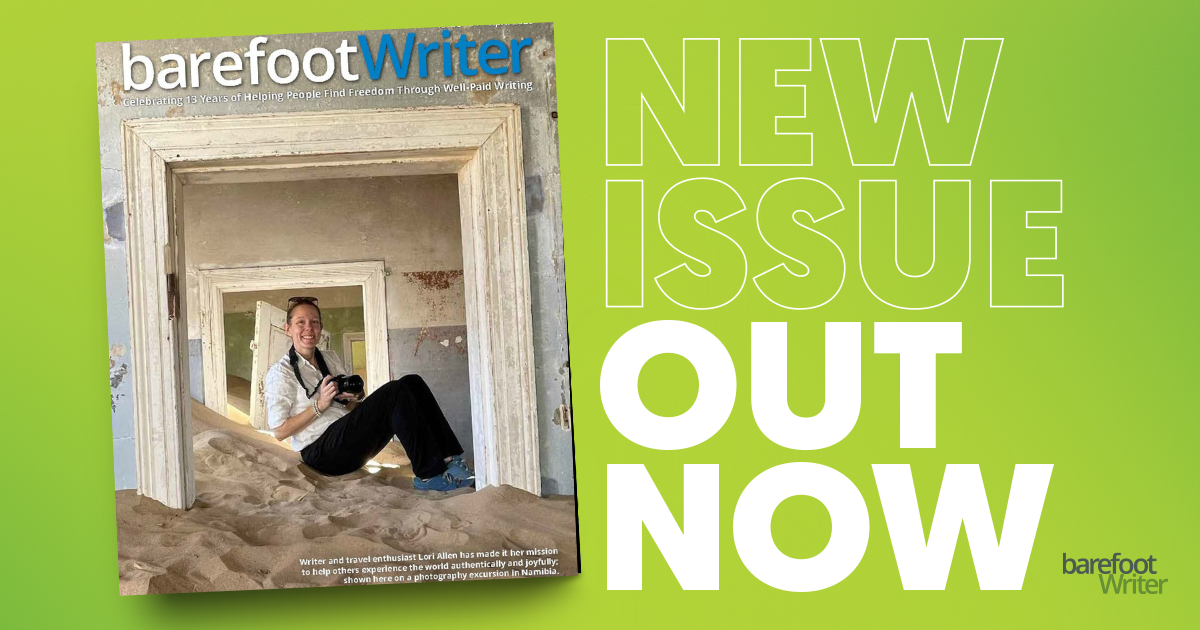 April Barefoot Writer Issue Announcement