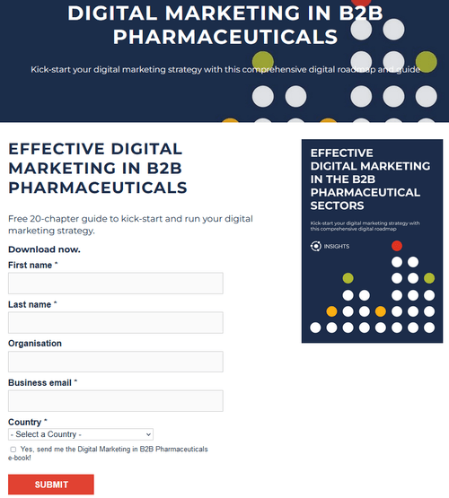 Screenshot of download page for one of Orientation Marketing&rsquo;s reports