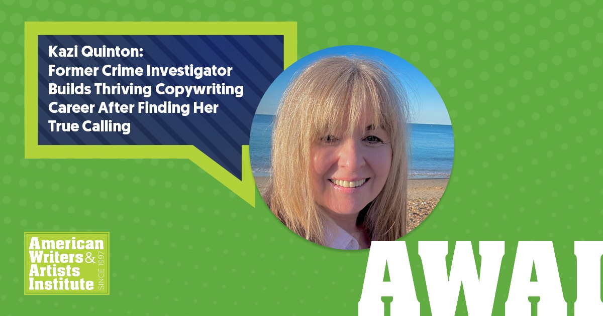 Former Crime Investigator Builds Thriving Copywriting Career After Finding Her True Calling