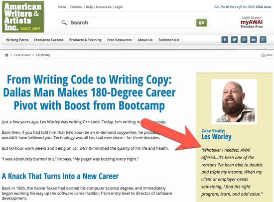 Example of &ldquo;Call Out&rdquo;