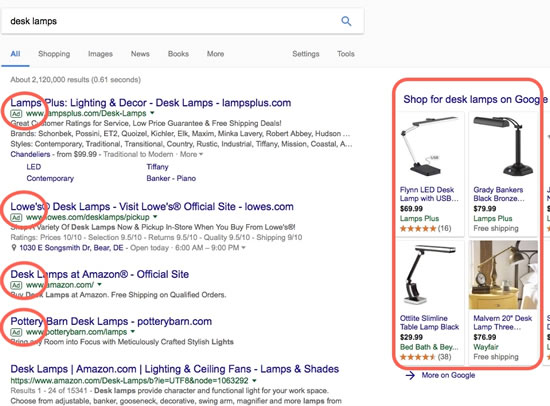 Example of &ldquo;Pay-per-click&rdquo;
